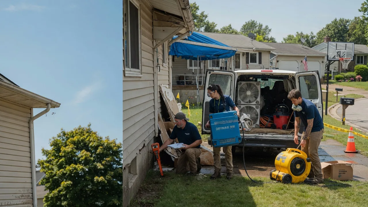 Ceiling Leak Cleanup in Frazeysburg, OH near me
